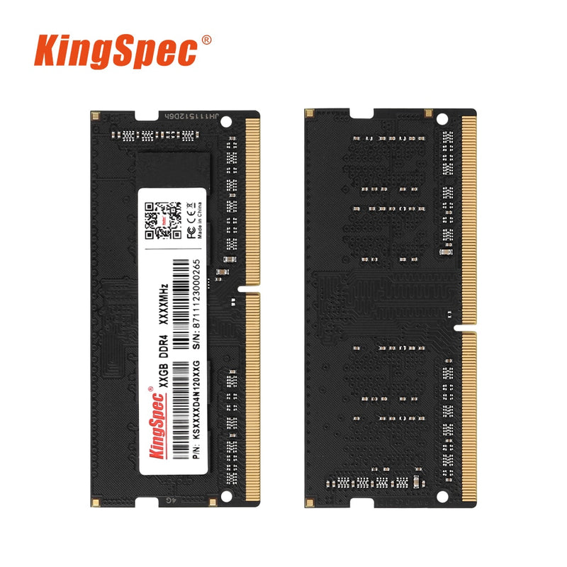 KingSpec Memoria Ram DDR4 8GB 16GB 32GB 2666 3200 RAM for Laptop Notebook Memoria RAM DDR4 1.2V Laptop RAM