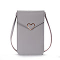 2022 Bag For Women Touch Screen Cell Phone Purse Smartphone Wallet Shoulder Strap Handbag PU Leather Casual Solid Crossbody Bags