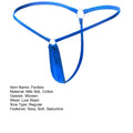 Thin  Popular Color Block Sexy G-string Female Women Thong Skinny   for Daily Wear