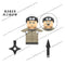Naruto Sasuke Sakura Kakashi Obito Jiraiya Tsunade anime dolls Mini Action toy Figures cartoon Assemble blocks kid Birthday gift