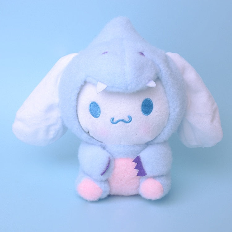 Sanrio 10cm Kuromi My Melody KT Cat PC Dog Hello Kitty Keychain  Anime Plush Figure Pendant Accessories Cute Animals Toys