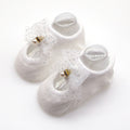 2022 Newborn Indoor Cotton Socks Bow Infant Anti Slip Socks Baby Girl Socks Rubber Soles Baby Boy Floor Socks Spring Autumn