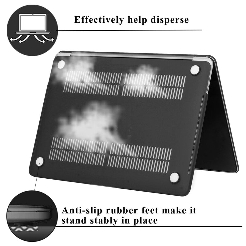Laptop Case for Apple Macbook M1 Chip Air Pro Retina 11 12 13 15 Inch,Crystal Clear Hard Shell 2020 Touch Bar ID Pro 13 A2338