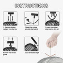 Car Tire Repair Tools Kit with Rubber Strips Tubeless Tyre Puncture Studding Plug Set for Truck Motorcycle Car Accessories