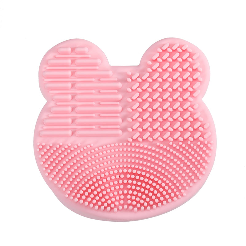Makeup Brush Cleaner Washing Brush Pad Cleaning Mat Cosmetic Brush Cleaner Universal Make up Tool Scrubber Box