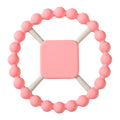 1pc Baby Teether Silicone Bracelet BPA Free  Cute Animal Silicone Pendant Wood Ring  Teething Rattle for Baby Accessories Toys