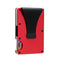DIENQI Carbon Fiber Card Holder Mini Slim Wallet Men Aluminum Metal RFID Magic Wallet Small Thin Male Purses Money Bag Vallet