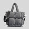 Fashion Large Tote Padded Handbags Designer Quilted Women Shoulder Bags Luxury Nylon Down Cotton Crossbody Bag Winter Purse 2022