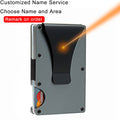 DIENQI Carbon Fiber Card Holder Mini Slim Wallet Men Aluminum Metal RFID Magic Wallet Small Thin Male Purses Money Bag Vallet
