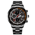 Luxury Brand Mens Watches Fashion Men Sports Stainless Steel Quartz Wrist Watch Luminous Clock Man Business Watch часы мужские