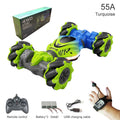 2022 Newest 4WD RC Stunt Car 2.4G Radio Remote Control Cars RC Watch Gesture Sensor Rotation Gift Electronic Toy for Kids Boy