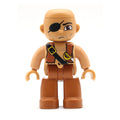 Big Size Action Figures City Princess Policemen Family Building Block Doll Character Accessory Toys Assembly Children Kids Gift