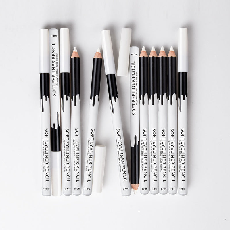 1-10 Pcs Eyeliner Pencil Makeup Women Long Lasting Waterproof Pigment Eye Liner White Eyeliner Pen Cosmetics