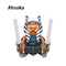 Jedi Ahsoka Tano Building Blocks Yoda Luke Skywalker Obi-Wan Kenobi Sith Palpatine Count Dooku Starkiller Brick Figure Toy