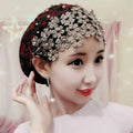 New Beading Women&#39;s Turban Cap Embroidery Fashion Female Head Wraps Muslim Headscarf Bonnets Cancer Chemo Hat