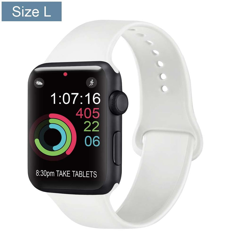 Silicone Bracelet Band For Apple Watch Strap 8 7 6 5 4 3 2 SE 42MM 38MM 44MM 40MM Strap For iWatch 41MM 45MM Smart Watch correa