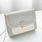 Stitching Women Summer Shoulder Crossbody Bag Chain PU Leather Ladies Messenger Bag Female Small Square Bag Clutch Bags Handbags
