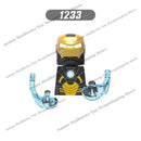 XP193 D009 WM718 Mark suit Disney anime movie figurine dolls mini plastic action toy figures Assemble blocks Christmas gifts