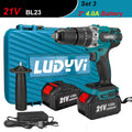 21V 13MM Brushless Electric Drill 115N/M 4000mah Battery Cordless Screwdriver With Impact Function Can Drill Ice Power Tools