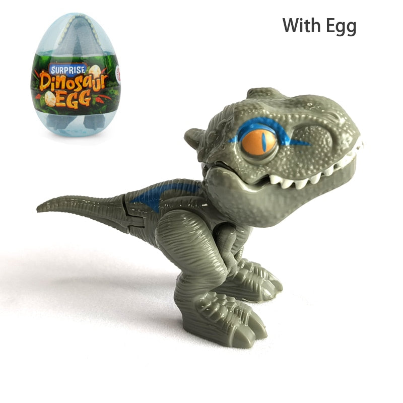 New 1pcs Fidget Finger Dinosaur Toy Gift Jurassic Tricky Tyrannosauru Park Model Interactive Biting Hand Creative Dinosaur Child