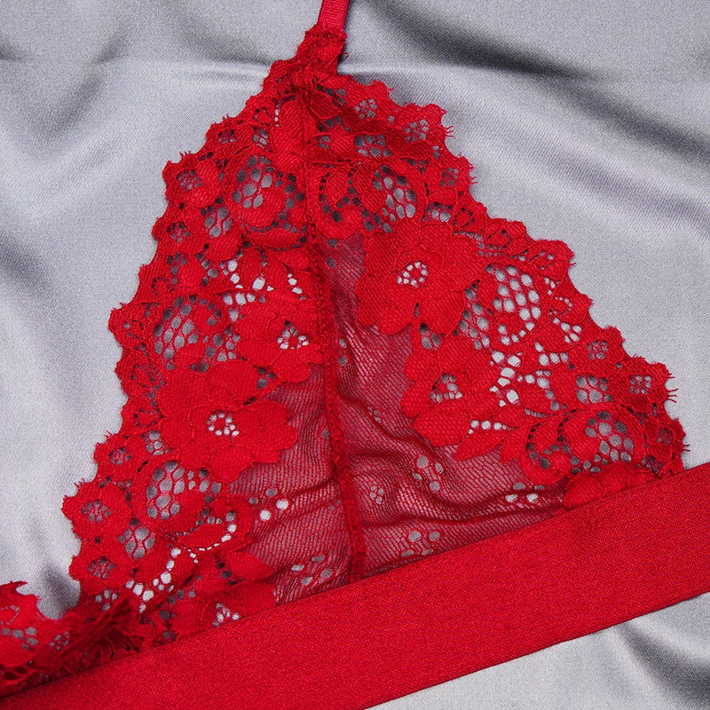 Full Lace Lingerie Set Sexy Women&