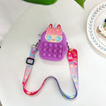 Hot Fidget Toys 2022 Push Bubbles Toy Rainbow Unicorns Premium Girls Push Bubble Bag Adult Antistress Squeeze Squishy Gifts