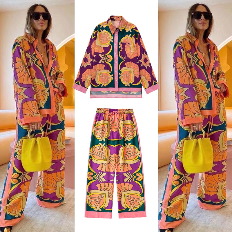 New Fashion Print Elegant Women&