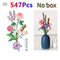 Fomantic Flower Bouquet Building Block Bricks Anime Figure Toys Friends Pricness Kit Set Gift for Girl Friend Simulation Rose