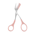 Eyebrow Trimmer Scissors Comb Stainless Steel Brow Hair Scissors Clips Shaping Razor Grooming Trimmer 1Pcs Makeup Accessories