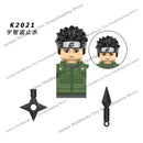 Naruto Sasuke Sakura Kakashi Obito Jiraiya Tsunade anime dolls Mini Action toy Figures cartoon Assemble blocks kid Birthday gift