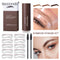 New Eyebrow Stamp Shaping Makeup Waterproof Brow Powder Natural Eye Eyebrow Stick Hair Line Contour Brown Black 6 Color