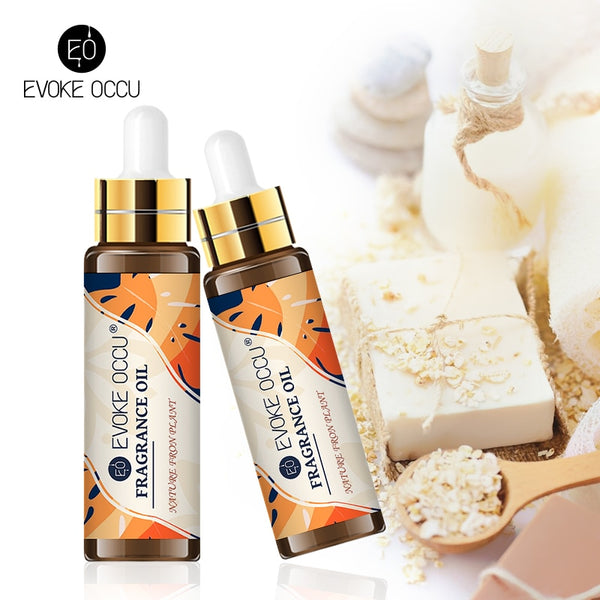With Dropper 10ml Fragrance Oils-EVOKE OCCU Undiluted Perfume Oil For Home Hotel Travel Aromatherapy Diffuser Aroma Humidifier