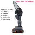 Portable Electric Pruning Saw Rechargeable Small Electric Saws Woodworking One-handed Electric Saw Garden Logging Mini Chain Saw