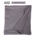 Muslim Women Stretchy Jersey Hijab Plain Cotton Jersey Hijabs  Islamic Soft Turban Head Wraps Headscarf 170X60cm