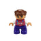 Big Size Action Figures City Princess Policemen Family Building Block Doll Character Accessory Toys Assembly Children Kids Gift