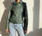 2022 New Spring Autumn Women Blue Faux Leather Jacket Ladies Solid With Belt Zipper Biker Coat Female Casual Outwear Veste Femme