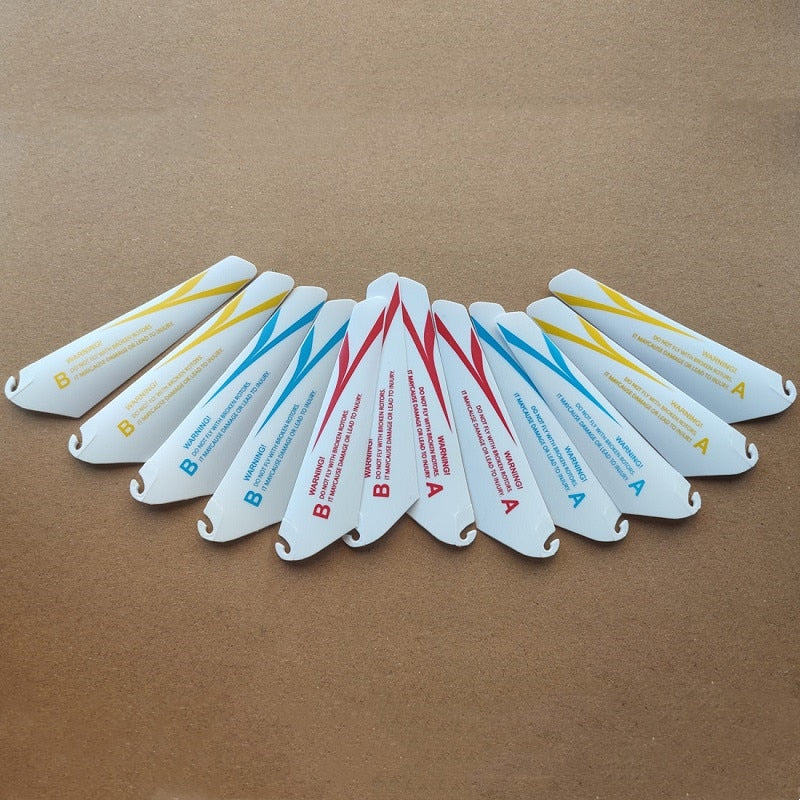 4pcs AB 9CM spare blades Fans Props for r/c mini helicopter rotor rc CH002 CH023  Drone Copter Toys Spare Parts Accessories