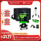 Pracmanu Laser Level 12 Lines 3D level Self-Leveling Horizontal and Vertical Cross Super Powerful Green Laser Beams