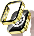 Waterproof Case for Apple Watch 7 8 45mm 41mm 44mm 40mm Screen Protector Cover Straight Edge Bumper iWatch 4 5 SE 6 Accessories
