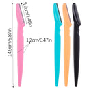 3/4/10Pcs Eyebrow Trimmer Safe Facial Blades Shaping Knife Eye Brow Shaver Face Hair Removal Razor Blades Woman Makeup Tools