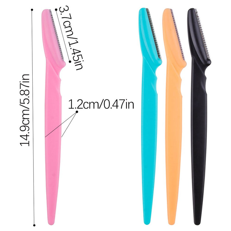 3/4/10Pcs Eyebrow Trimmer Safe Facial Blades Shaping Knife Eye Brow Shaver Face Hair Removal Razor Blades Woman Makeup Tools