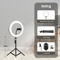 10&quot; 26cm LED Selfie Ring Light Photography Video Light RingLight Phone Stand Tripod Fill Light Dimmable Lamp Trepied Streaming