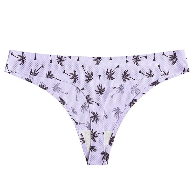 Lady Print Lovely Panties Women Cotton Seamless Underwear for Female Sexy Low Ries G-String Thongs Comfort Briefs Lingerie