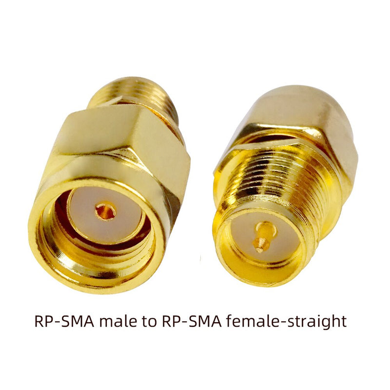 YPioneer C20073-92 1PC SMA To SMA Male Female Gold Plated RP SMA Male RP-SMA Female Connector RF Adapter Straight Bent L/T Type