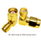 YPioneer C20073-92 1PC SMA To SMA Male Female Gold Plated RP SMA Male RP-SMA Female Connector RF Adapter Straight Bent L/T Type