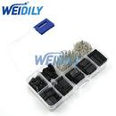 310PCS Dupont Wire Jumper Pin Header Connector Housing Kit Male Crimp Pins+Female Pin Connector Terminal Pitch With Box