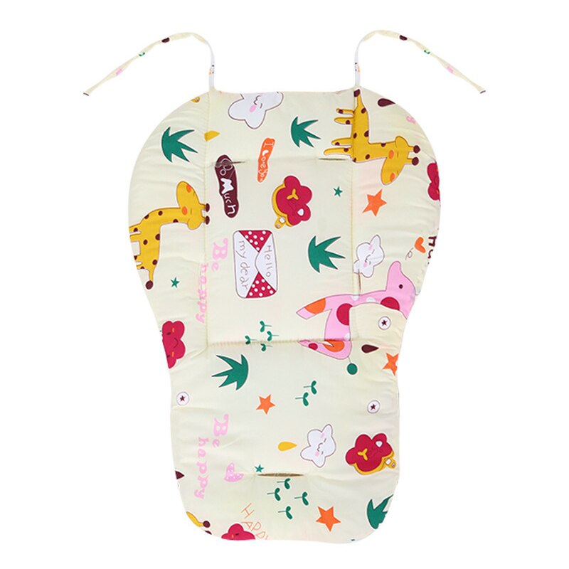 Baby Kids Highchair Cushion Pad Mat Booster Seats Cushion Pad Mat Feeding Chair Cushi on Pad Stroller Cushion Mat Cotton Fabric