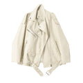 FTLZZ Spring Autumn Faux Leather Jackets Women Loose Casual Coat Female Drop-shoulder Motorcycles Locomotive Outwear With Belt
