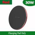 NEW 30W Fast Qi Wireless Charger Pad for iPhone 13 12 11 X Pro Max For Samsung Galaxy S21 S20 S10 S9 S8 Xiaomi Wireless Charging