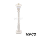 Marumine Traffic Road Sign Light Lamp Block Brick City Street View Accessories Signpost Barrier Speed Limit Indicator Warning